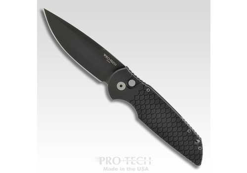 Pro-Tech Knives, LLC Pro-Tech Tactical Response 3 Automatic- Fish Scale Engraving