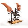 Warthog Warthog Classic II Elite Knife Sharpener- Black With Wooden Base