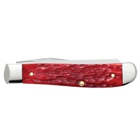Case Cutlery Mini Trapper Jig Red Bone, Carbon Steel