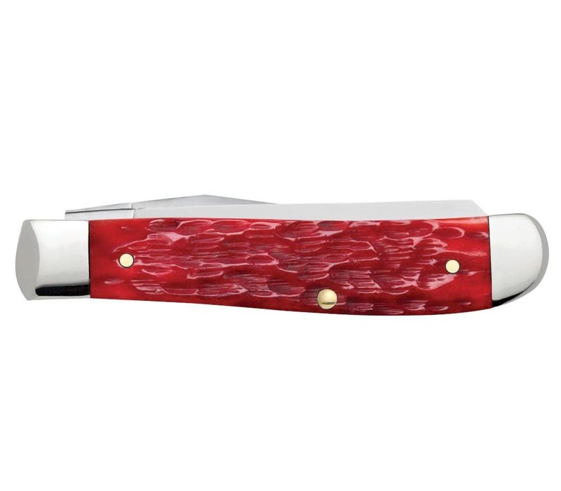 Case Cutlery Mini Trapper Jig Red Bone, Carbon Steel