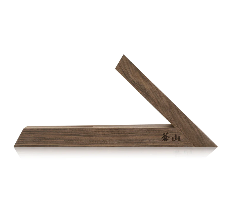 Cangshan Triangle Walnut Knife Block- Two Slots (Block Only