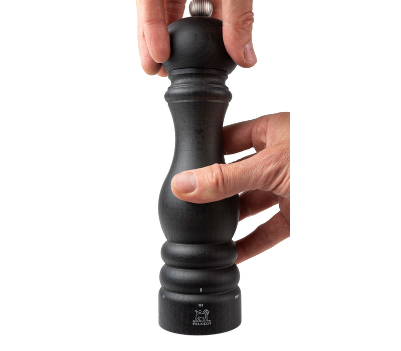 39424--PSP, u'Select Manual Wooden Pepper Mill, Graphite Collection , 22 cm - 8.75"