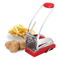 HIC Stainless French Fry Potato Cutter with Suction Base