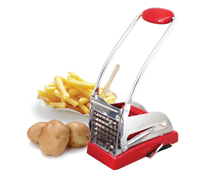 HIC Stainless French Fry Potato Cutter with Suction Base