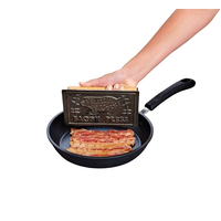 HIC, Bacon Press Wood Handle, Cast Iron