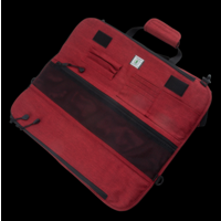 Messermeister, Preservation 8 Pocket Heather Knife Roll Red