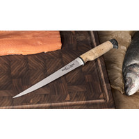 White River Knife & Tool 6" Traditional Fillet Knife- 440C Stainless Blade, Cork Handle