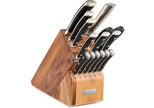 Wusthof Wusthof Classic Ikon 15pc Block Set- Acacia