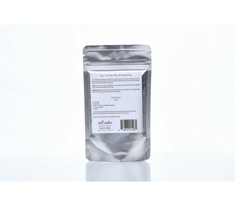 Taco Tex-Mex Rub & Seasoning 3 oz