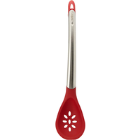 Cuisipro Silicone Slotted Spoon- Red