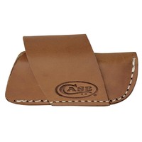 Case Cutlery Medium Side-Draw Belt Sheath- Brown Leather