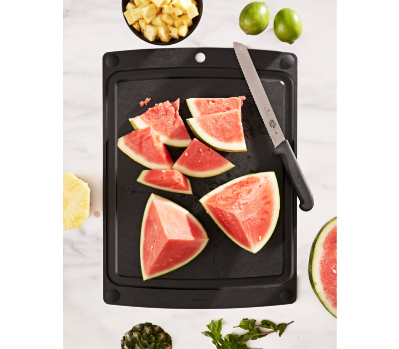 Epicurean All-in-One Cutting Board with Rubber Feet Slate 19.5" x 14.5"