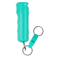 SABRE 2-in-1 Pepper Gel with Detachable Safety Whistle Keychain- Mint