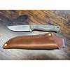 White River Knife & Tool White River-Jason Fry Custom Hunting Knife - Black & O.D. Linen Micarta, S35VN Steel