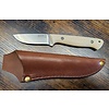 White River Knife & Tool FRY-CUSTOM--White River, Custom Jason Fry Hunter - Ivory Linen Micarta