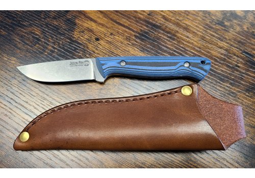 White River Knife & Tool White River Jason Fry Custom Utility Hunter- Blue Black G10 Handle, S35VN Steel