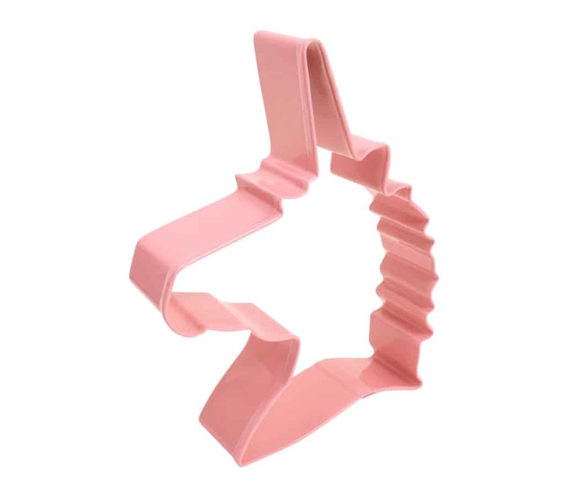 R&M Unicorn Head Cookie Cutter 4.75"- Pink