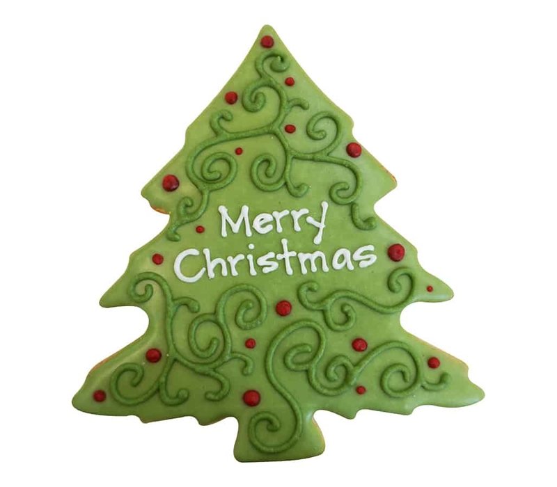 R&M Tree Cookie Cutter 5" -Bright Green
