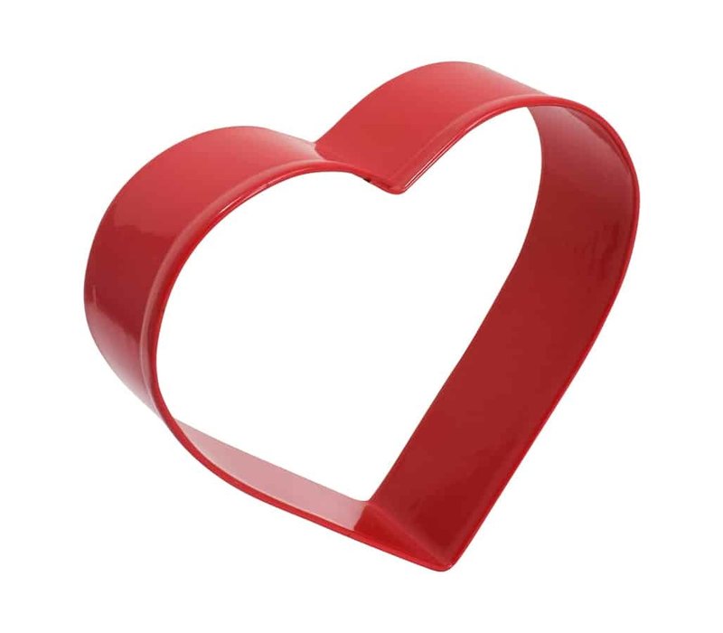 R&M Heart Cookie Cutter 4"- Red