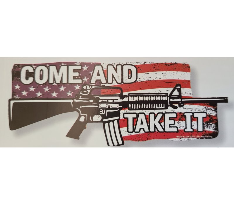 Lucky Shot "Come and Take It" Magnet