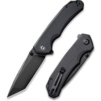 CIVIVI Brazen Flipper Black Tanto D2, G-10 Handle