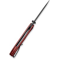 CIVIVI Brazen Flipper Burgundy G10 Handle, D2 Tanto Blade