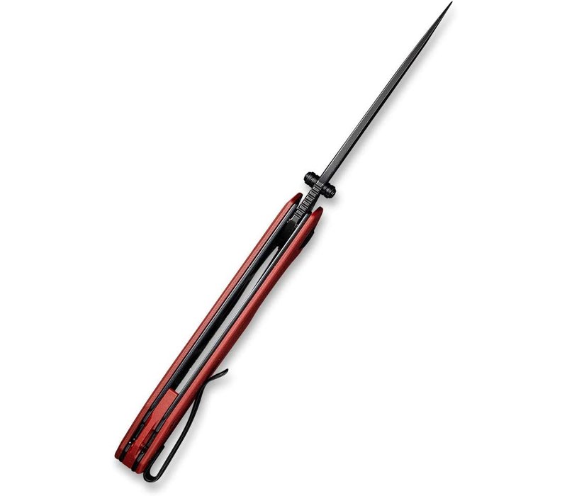 CIVIVI Brazen Flipper Burgundy G10 Handle, D2 Tanto Blade