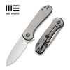 WE Knife Co. WE Knife Elementum Flipper Knife- Titanium Handle, CPM20CV