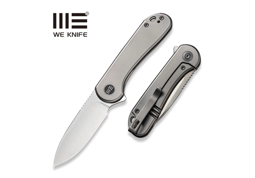 WE Knife Co. WE Knife Elementum Flipper Knife- Titanium Handle, CPM 20CV