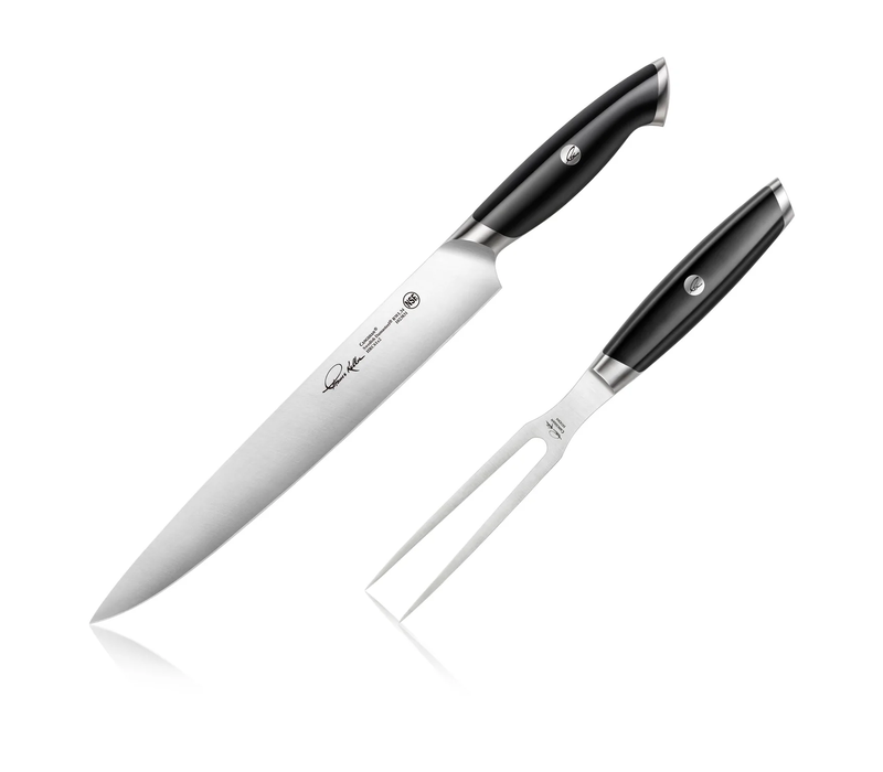 Cangshan Thomas Keller 2 Piece Carving Set Black