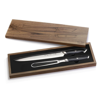 Cangshan Thomas Keller 2 Piece Carving Set Black