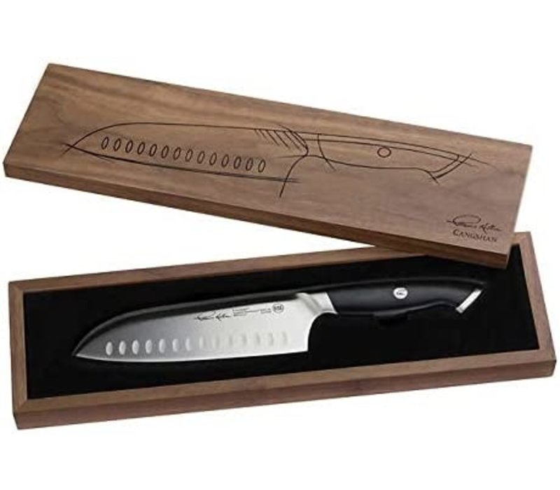 Cangshan, Thomas Keller 7" Santoku Knife Black Handle
