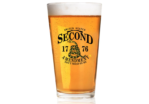 Lucky Shot Pint Glass - US Second Amendment