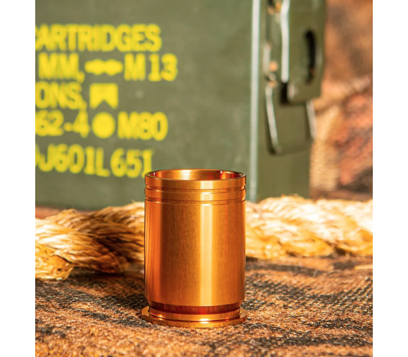 Lucky Shot 40MM Grenade Shot Glass - Brass