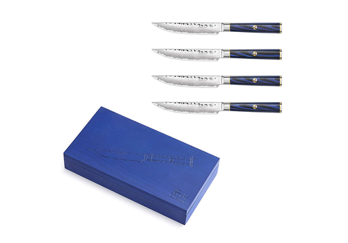 Cangshan Cangshan Kita Series 4pc Steak Knife Set With Ash Box - Fine Edge