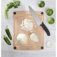 Epicurean All-In-One Cutting Board Natural with Rubber Feet 14.5"x11.25"