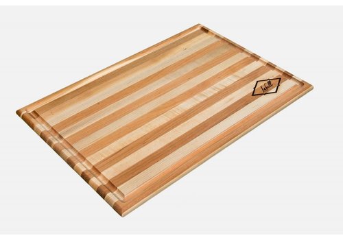 Labell Labell , Reversible Cherry-Maple Utility Board with Groove 13"x19"x0.75"