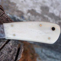 Buck n Bear Small Bone Machete Damascus