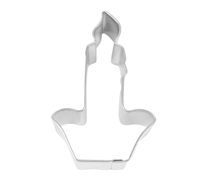 R&M Candle Cookie Cutter 4"