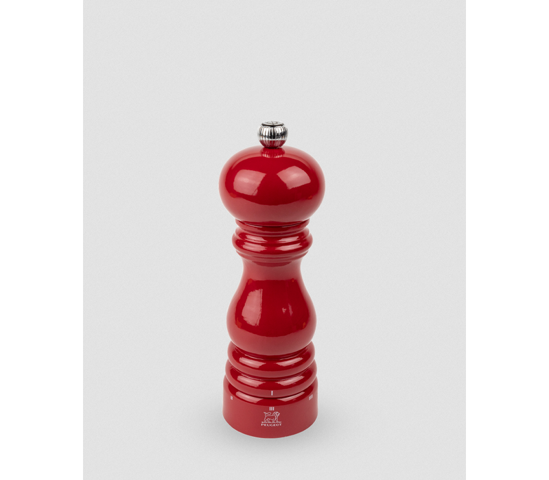 Peugeot U'Select Wooden Pepper Mill- Passion Red Gloss 18 cm