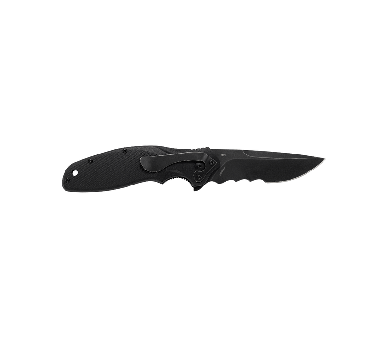 CRKT Shenanigan Assisted Black, Veff Serrations