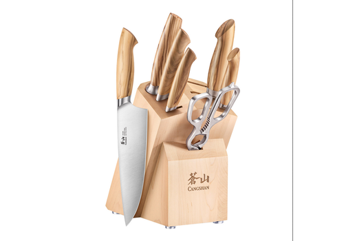 Cangshan Cangshan, OLIV Series 8pc Block Set