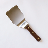 Lamson,  4"x5" Hamburger Turner with Walnut Handle
