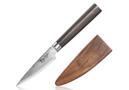 Cangshan 501097--Cangshan, Haku Series Damascus 3.5in Paring Knife with Sheath
