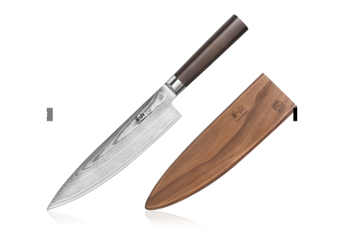 Cangshan Cangshan, Haku Series 8" Chef's Knife with Sheath Damascus
