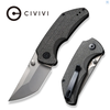 Civivi Civivi Thug 2 Flipper Knife- Dark Green Micarta Handle, Nitro V Tanto Blade
