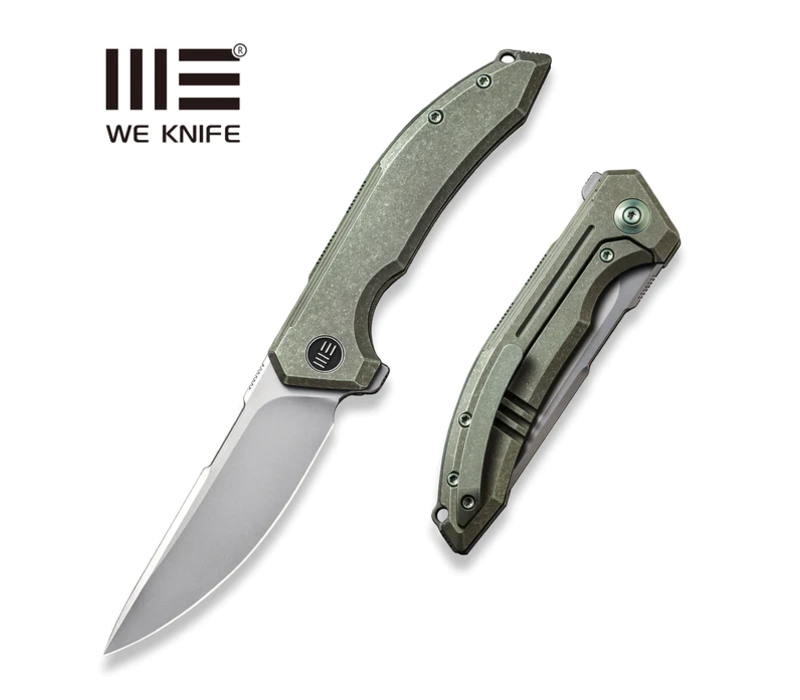 WE Knife Quixotic Green Titanium Handle, CPM 20CV