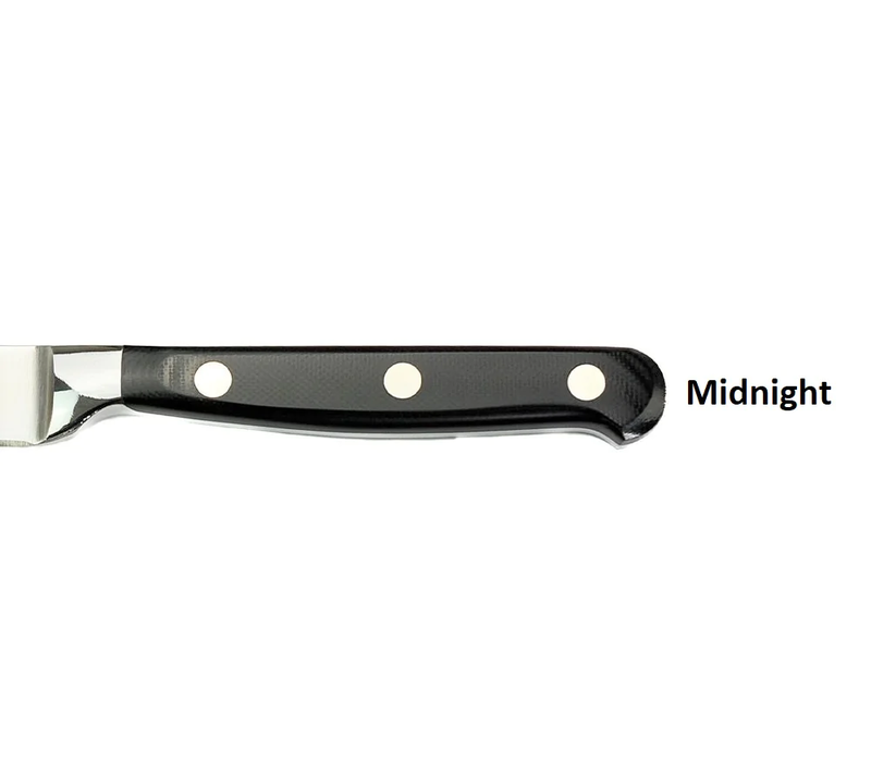 Lamson Premier Forged 7-Pc Knife Block Set-Light Maple Block, MIDNIGHT Series