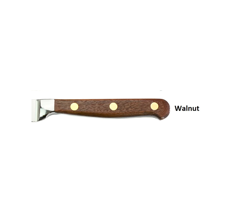 39843--Lamson, WALNUT Forged 7" Nakiri Knife, Kullenschliff Edge