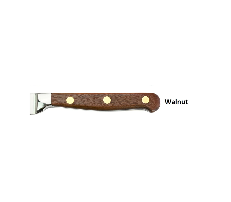 Lamson, Walnut Forged 7" Nakiri, Kullenschliff Edge